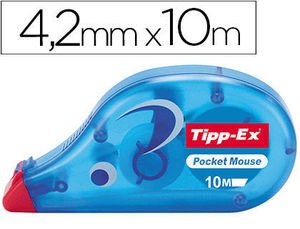 Corrector cinta Pocket Mouse 4,2 mm x 10 metros Tipp-Ex