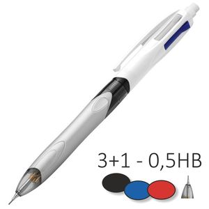 Bolígrafo 3 colores + portaminas Bic