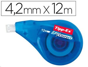 Corrector cinta Tipp-ex Easy Correct 4,2 mm x 12 mts