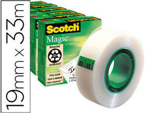 Cinta adhesiva Scotch 33 x19 mm pack de 6 rollos