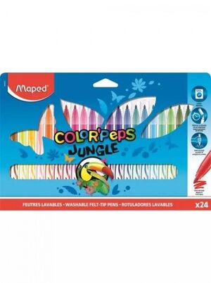 Rotuladores 24 colores Maped color´s peps