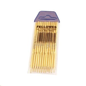 Recambio bolígrafo peana azul pack 12 uds Fellowes
