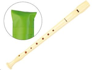 Flauta de plástico funda verde Hohner
