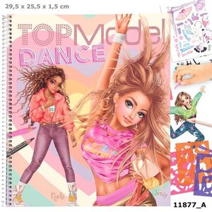 Cuaderno para colorear Top Model Dance