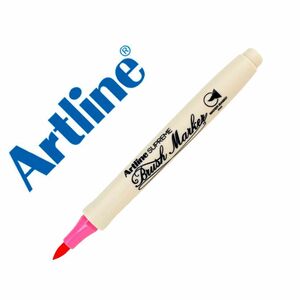 Rotulador punta tipo pincel trazo fino Brush Marker Artline Supreme rosa