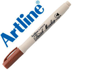 Rotulador punta tipo pincel trazo fino Brush Marker Artline Supreme marrón