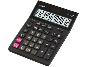 Calculadora casio gr-12-w sobremesa 12 digitos color negro