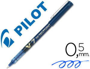 Roller pilot v7 punta de aguja azul