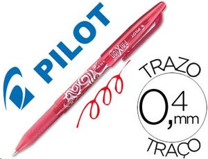 Bolígrafo Pilot Frixion tinta borrable rojo