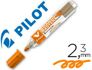 Rotulador pizarra blanca Pilot V Board Master naranja tinta líquida