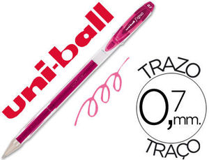 Rotulador Uni Ball Signo UM-120 0,7mm rosa pastel