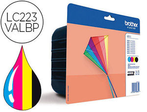 CARTUCHO INK-JET BROTHER LC-223VALBP PAK 4 COLORES