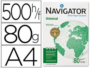 Papel Navigator Din A4 80 gramos paquete de 500 hojas