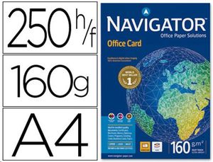 Papel Navigator Din A4 160 gramos paquete de 250 hojas
