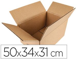 Caja de cartón para embalaje 500 X 340 X 310 mm cartón 5 mm