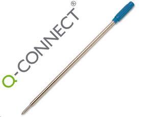 Recambio bolígrafo tipo cross azul Q-connect