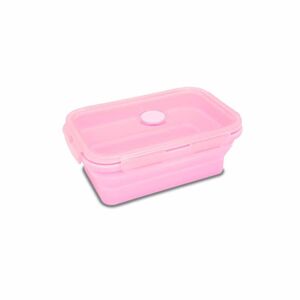 Fiambrera Lunchbox silicona Powder Pink pastel Coolpack