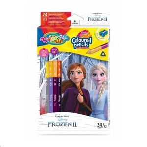 Lápices Duo pastel 12 unidades Frozen Colorino