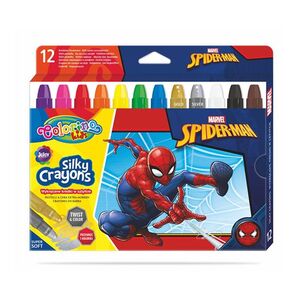 Ceras 12 colores Spiderman Colorino Kids