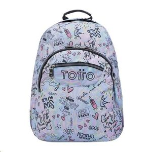 Mochila morral Acuareles Rainbow party by Totto