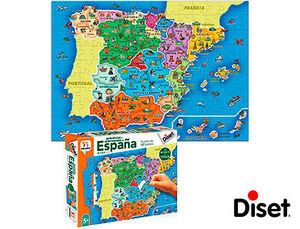 Puzzle didáctico Yo aprendo provincias y autonomías de España Diset