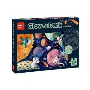 Puzzle Sistema Solar 104 piezas Brilla en la oscuridad Apli Kids