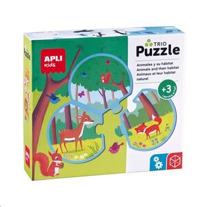 Puzzle 3 piezas Apli Kids