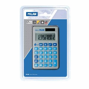 Blíster calculadora Milan 12 dígitos funda