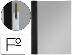 Dossier fastener metalico PVC tamaño folio color negro Esselte