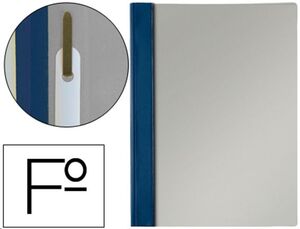 Dossier fastener metalico PVC tamaño folio color azul marino Esselte