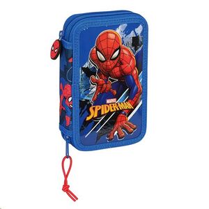 Plumier doble infantil 28 piezas Spider-Man 