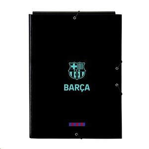 Carpeta Fútbol Club Barcelona 3ª equipación folio solapas Safta