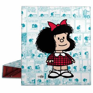 Carpeta 4 anillas 40mm A4 Viñetas Mafalda