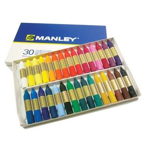Pinturas cera blanda Manley 30 colores
