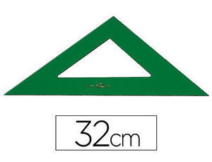 Escuadra Faber 32 cms plastico verde
