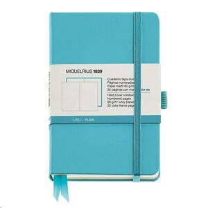 Cuaderno rígido de bolsillo liso Miquelrius Chromatic 90x140 tapa azul