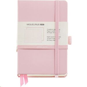 Cuaderno rígido de bolsillo liso Miquelrius Chromatic 90x140 tapa rosa