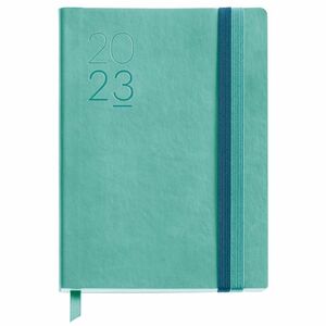 Agenda anual 2023 Miquelrius S/V encuadernada 120x168mm Journal azul pastel