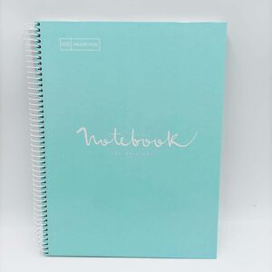 Cuaderno microperforado 80 hojas Din A4 cuadricula 5x5 90G Emotions azul cielo 46047