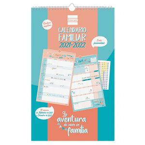 Calendario familiar de pared Finocam 2021/2022