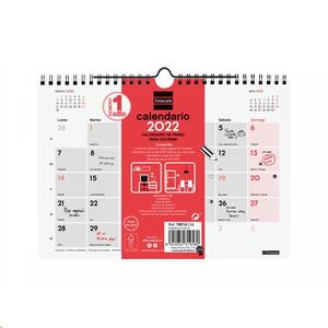 Calendario de pared Finocam 2022