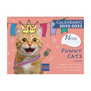 Calendario 22/23 Funny cats Finocam 16 meses