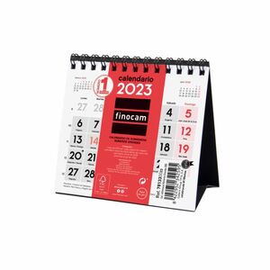 Calendario neutro de sobremesa números grandes 2023 11x10cm Finocam