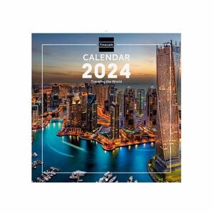 Calendario pared 2024 internacional Traveling Finocam