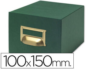 Fichero tela verde 1000 fichas Nº 3 100x150mm