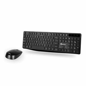 Set teclado y raton HGS allure multimedia inalambrico color negro