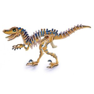 Maqueta de madera Velociraptor Pocket Wood Models