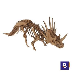 Maqueta de madera Styracosaurus Pocket Wood Models
