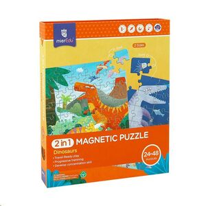 Puzzle magnético 24+48 piezas mierEdu