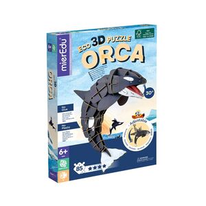 Puzzle 3D Eco Orca 85 piezas mierEdu
